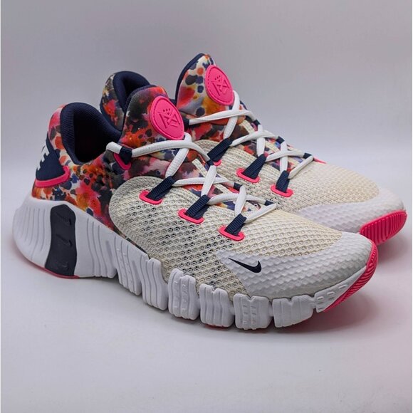 Nike Free Metcon 4 Paint Smudge Hyper Pink CZ0596-101 Womens Size 8 Sneakers - Picture 1 of 8